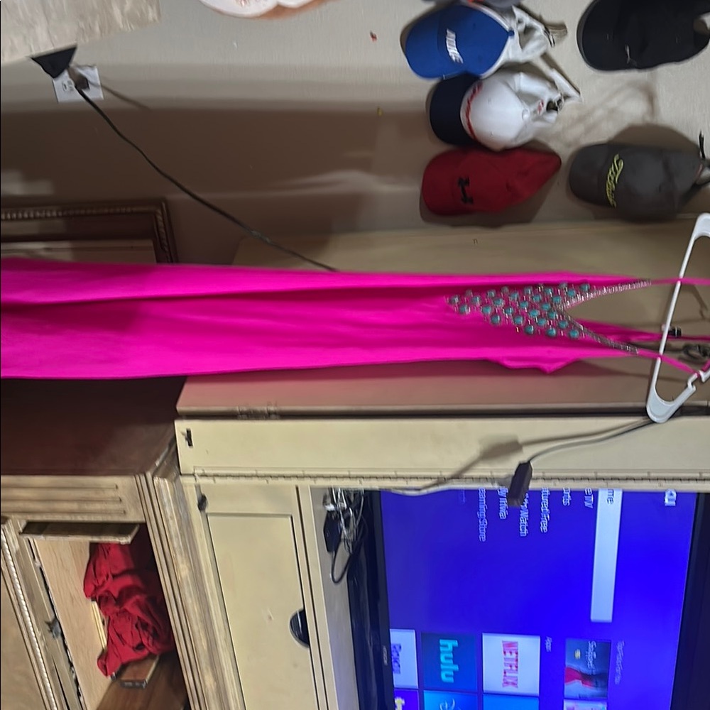 Karina Grimaldi Hot Pink Dress